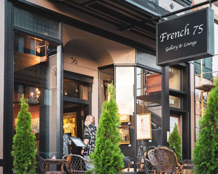 French 75 Gallery and Lounge Logo